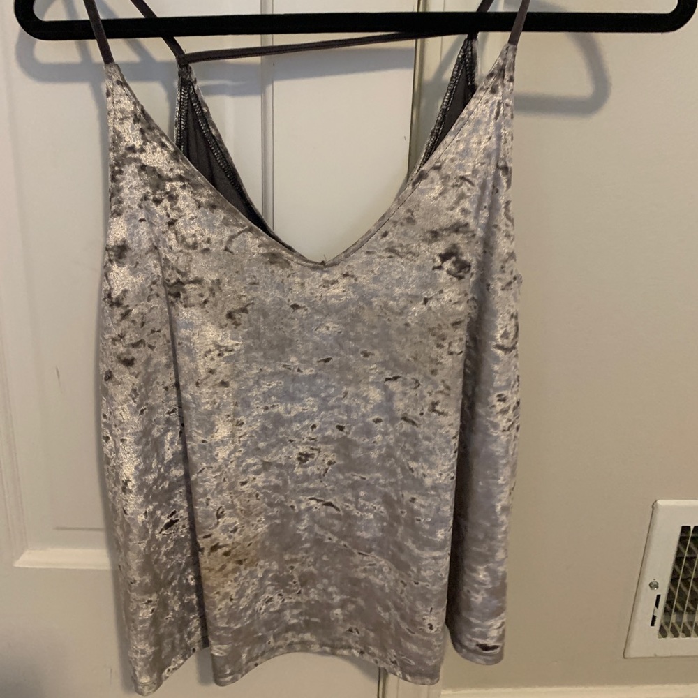Crushed Velvet tank top!